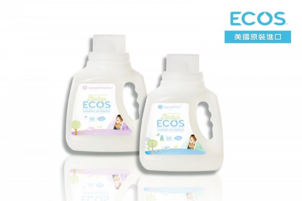 ECOS 天然嬰幼兒洗衣精組1500ml 2入