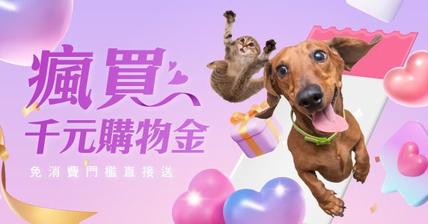 瘋買千元購物金