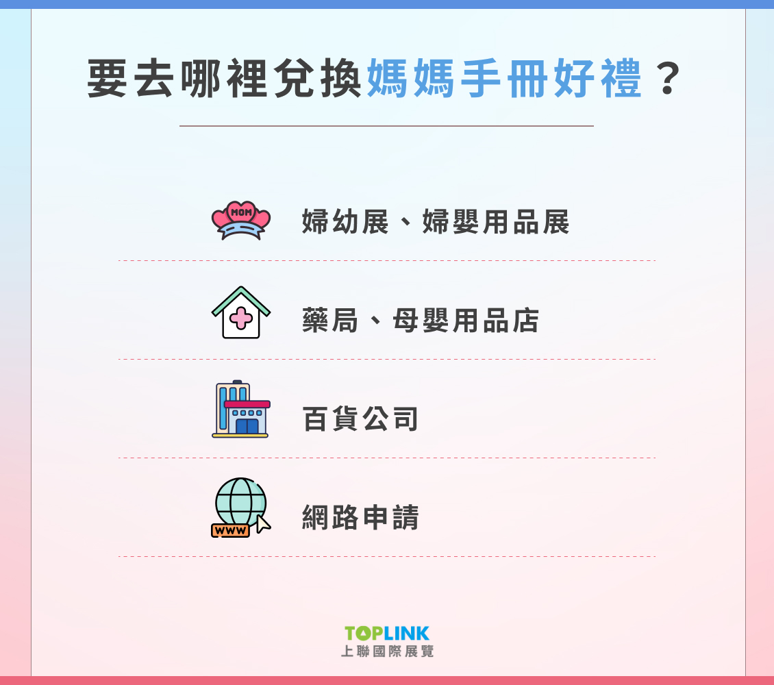 媽媽禮哪裡可以兌換?推薦到這 4 個地方用媽媽手冊兌換好禮!