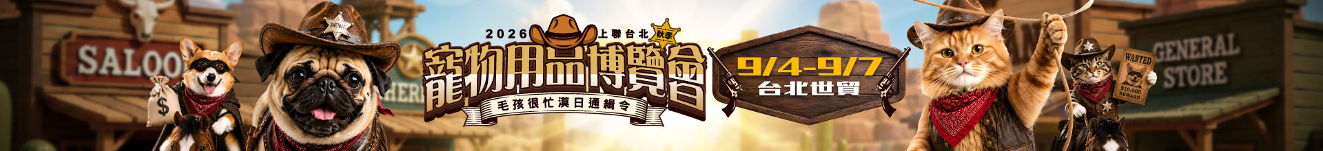 2026上聯台北寵物用品博覽會(秋季) 